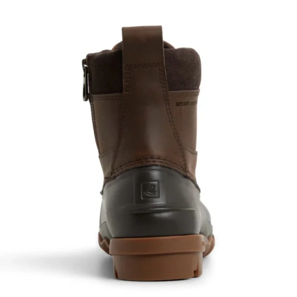 Sperry Men's Brown and Black Rain Boots